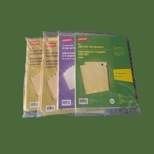 Staples 8-Tab dividers (13 sets)